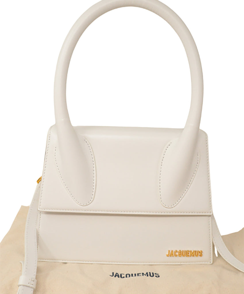 Jacquemus White Leather Bag 5