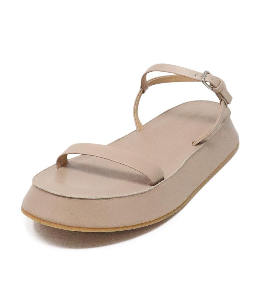 Jil Sander Tan Leather Sandals sz 10 - Michael's Consignment NYC