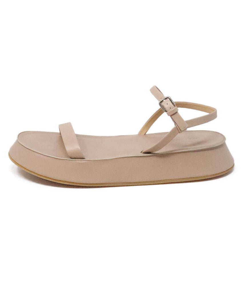 Jil Sander Tan Leather Sandals sz 10 - Michael's Consignment NYC