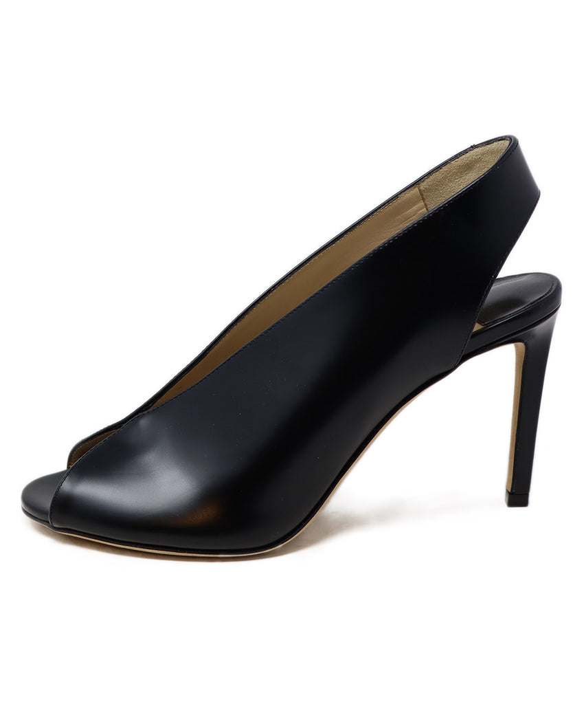 Jimmy Choo Black Leather Sling Backs 1