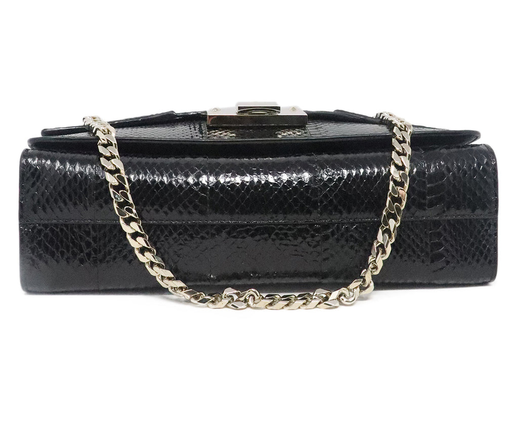 Jimmy Choo Black Leather Shoulder Bag 3