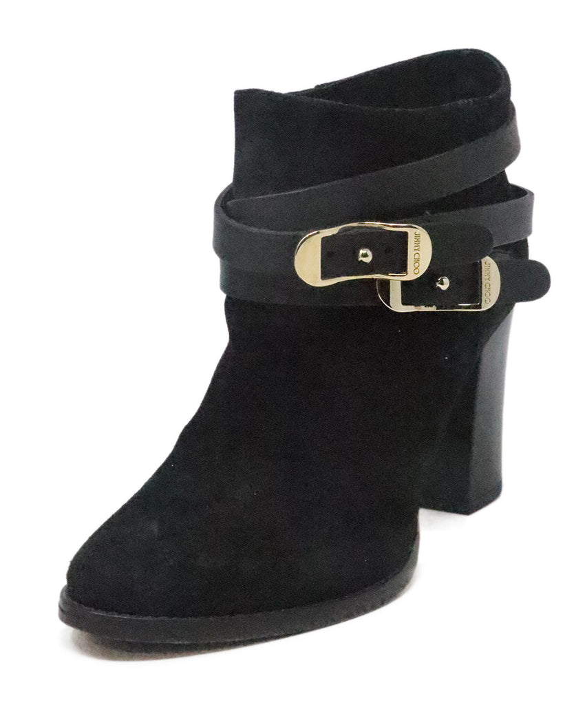 Jimmy Choo Black Suede Booties 