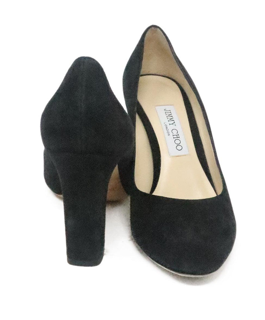 Jimmy Choo Black Suede Heels 2