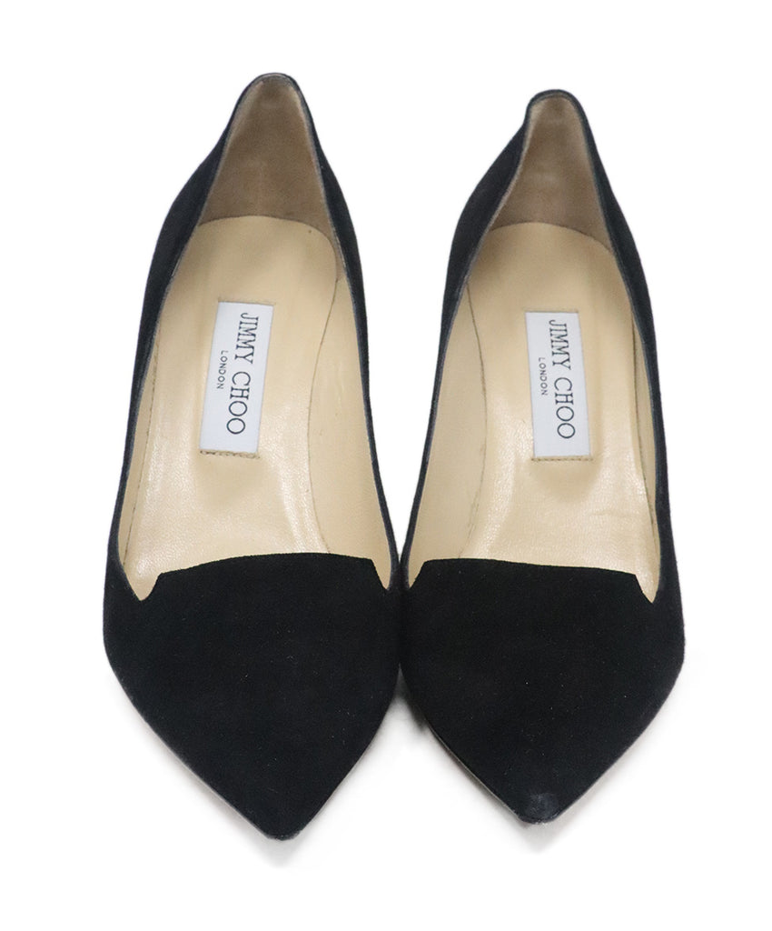 Jimmy Choo Black Suede Heels 3