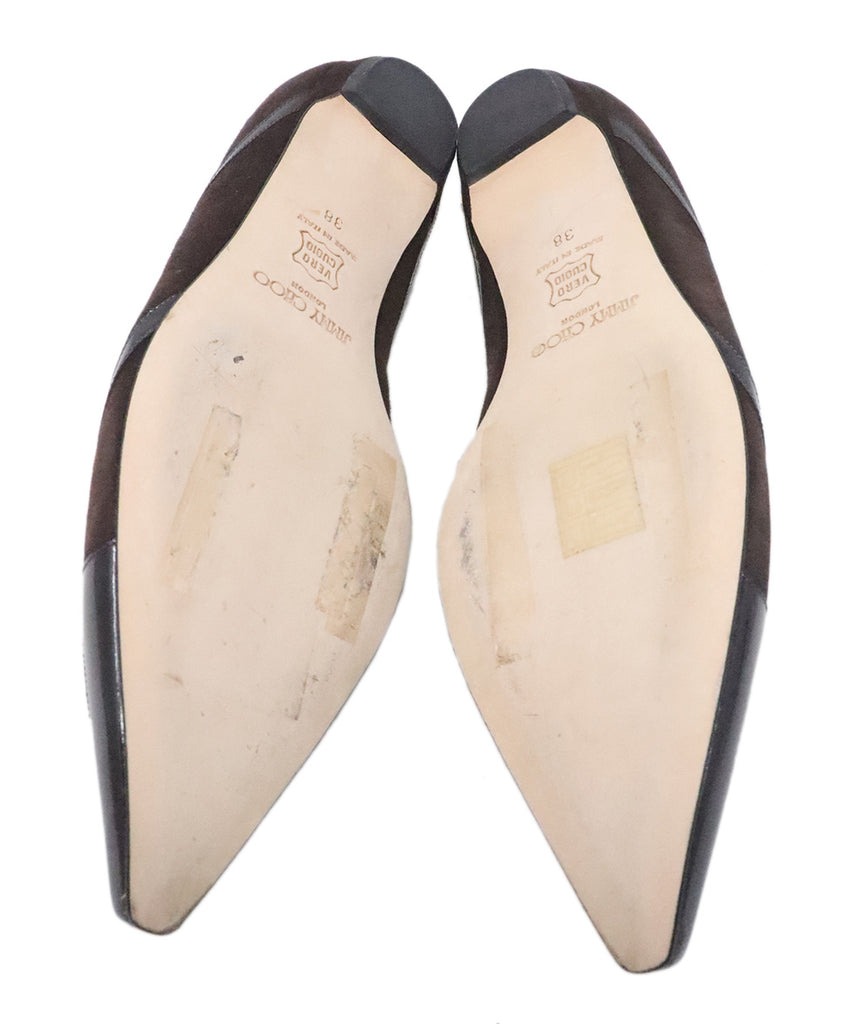 Jimmy Choo Brown Flats 4