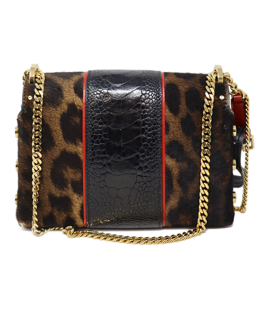 Jimmy Choo Animal Print & Leather Crossbody Bag 2