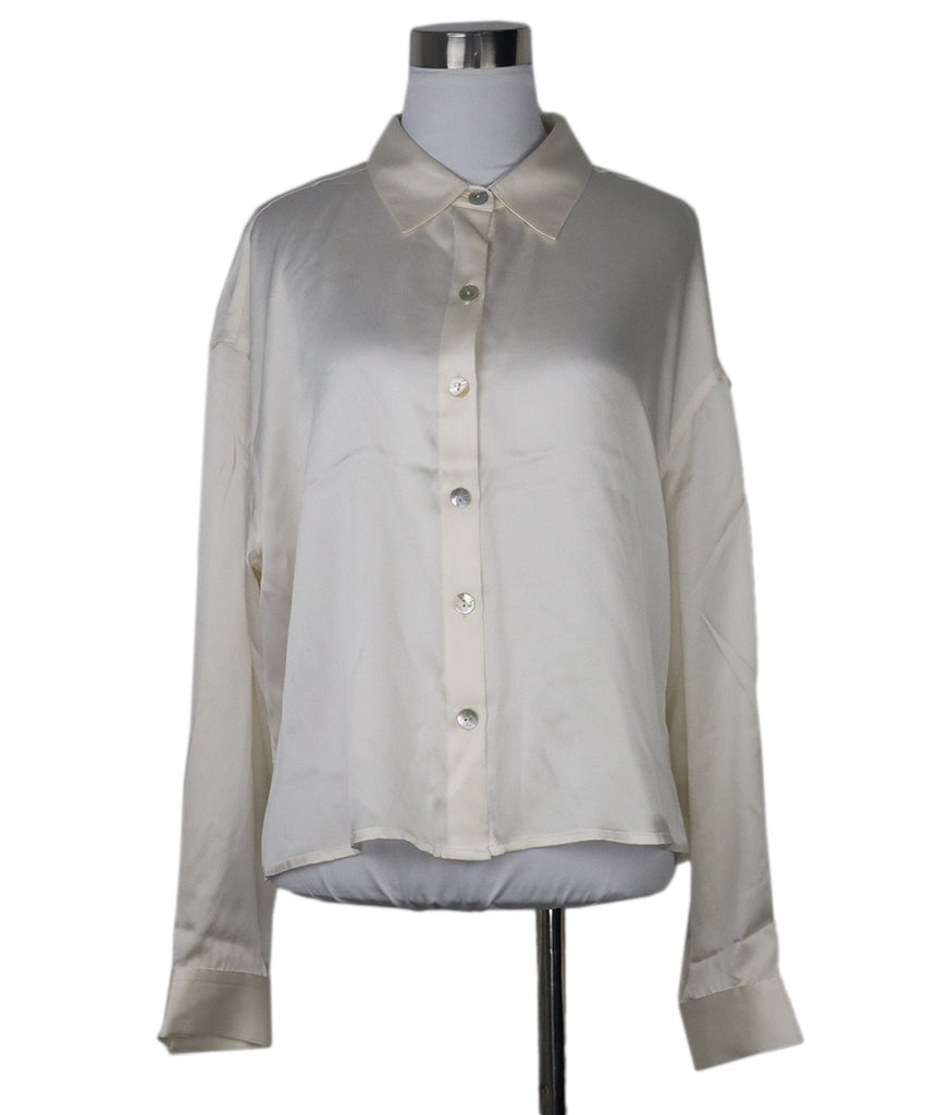 Joie Ivory Silk Blouse 