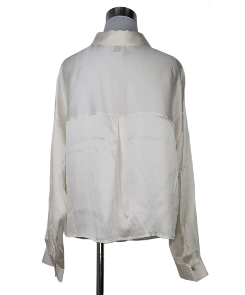 Joie Ivory Silk Blouse 2