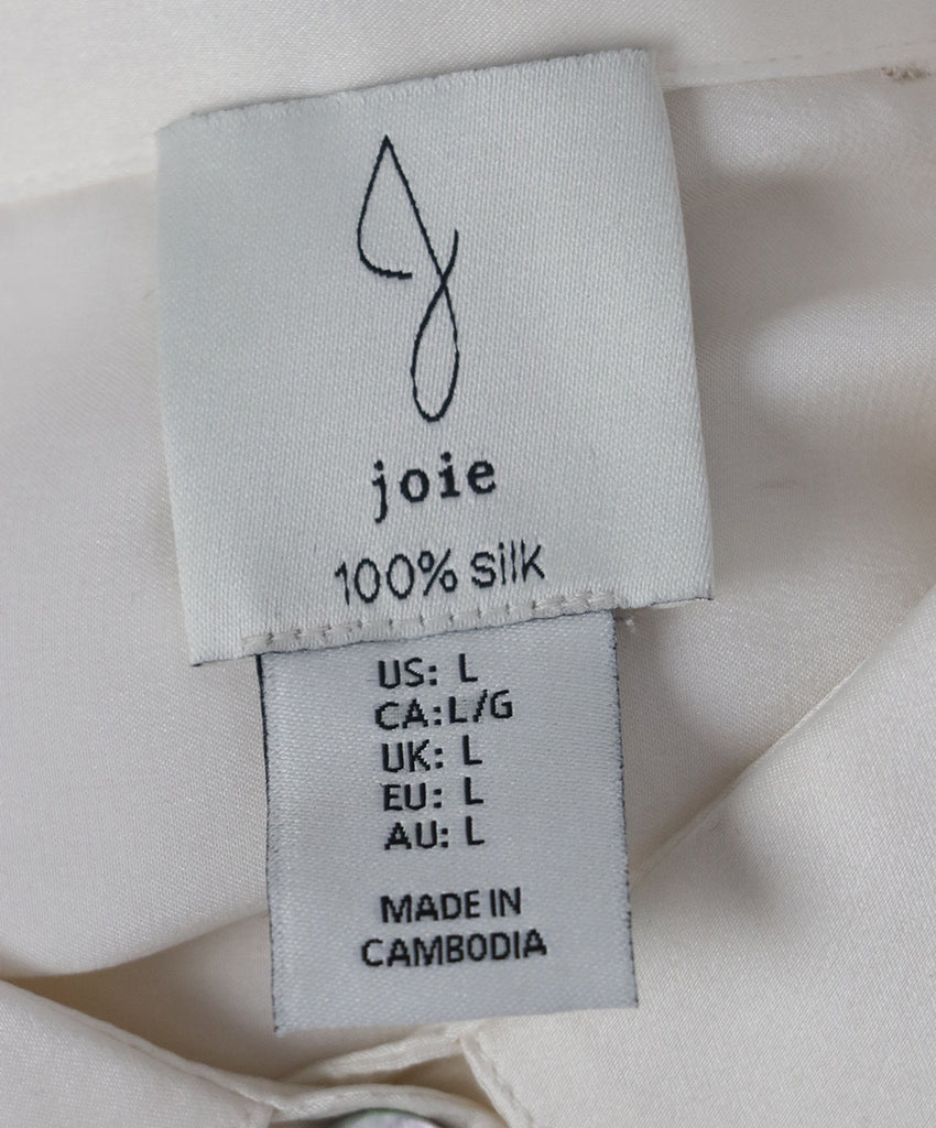 Joie Ivory Silk Blouse 3