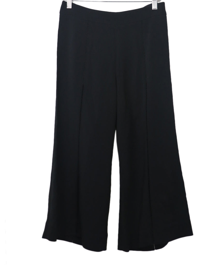 Jonathan Simkhai Black Viscose Cropped Pants 