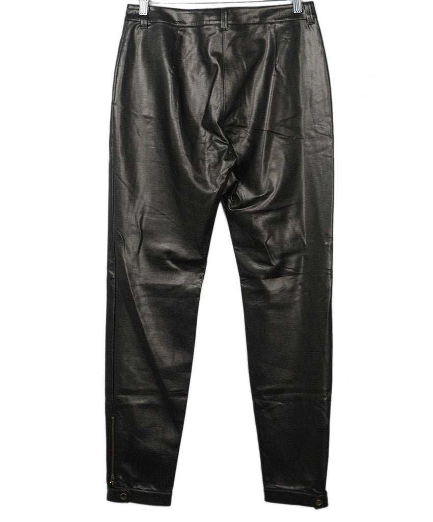 Justcavalli Pewter Metallic Trim Pants 1