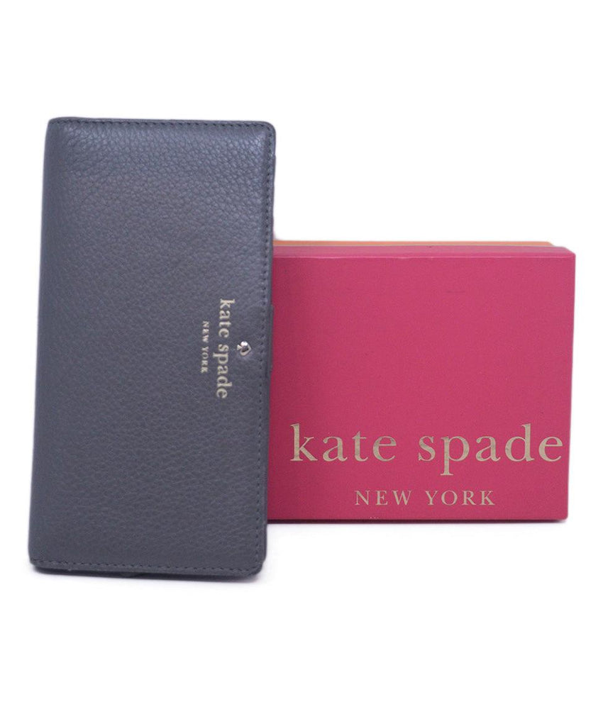 Kate Spade Grey Leather Wallet 5