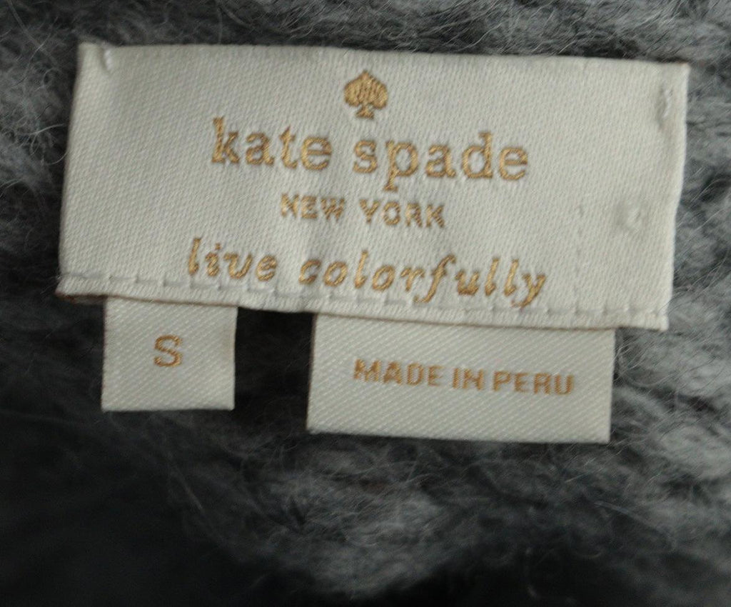 Kate Spade Grey Rhinestone Cardigan 3