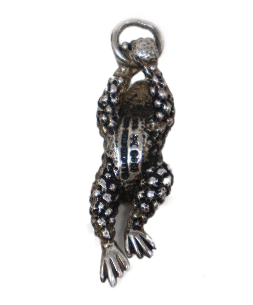 Kieselstein-Cord Sterling Silver Frog Pendant 4