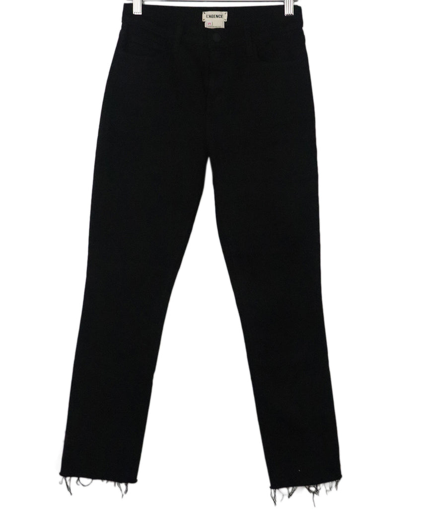 L'Agence Black Denim Pants 