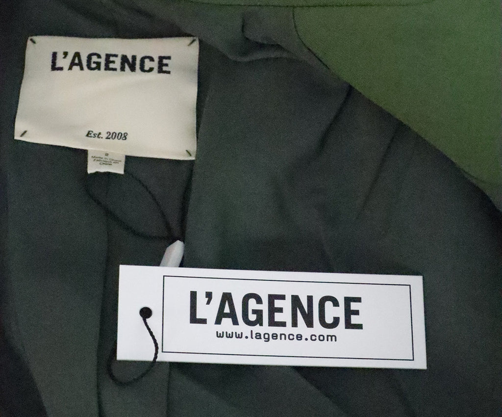 L'Agence Olive Green Blazer 3