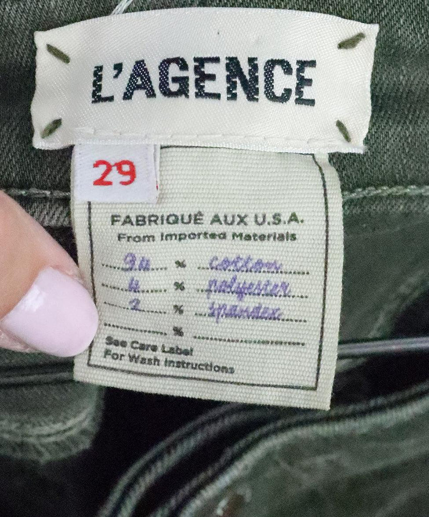 L'Agence Olive Denim Pants 2