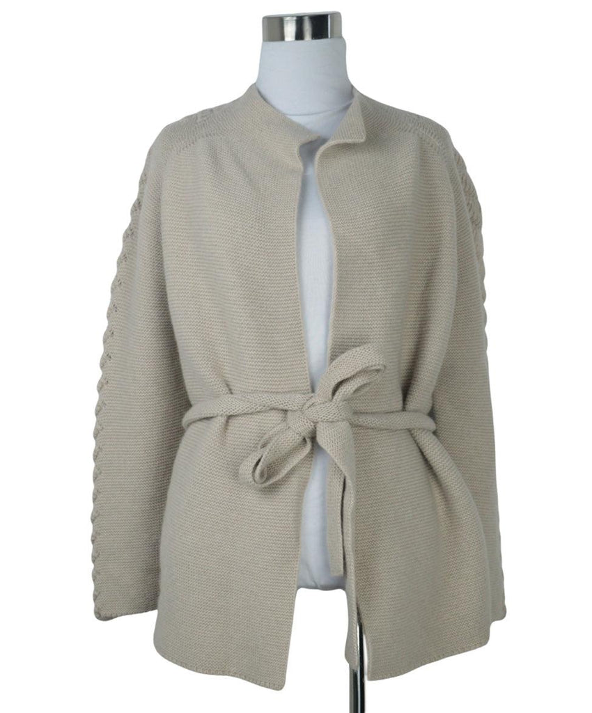 Lafayette Beige Cashmere Cardigan 