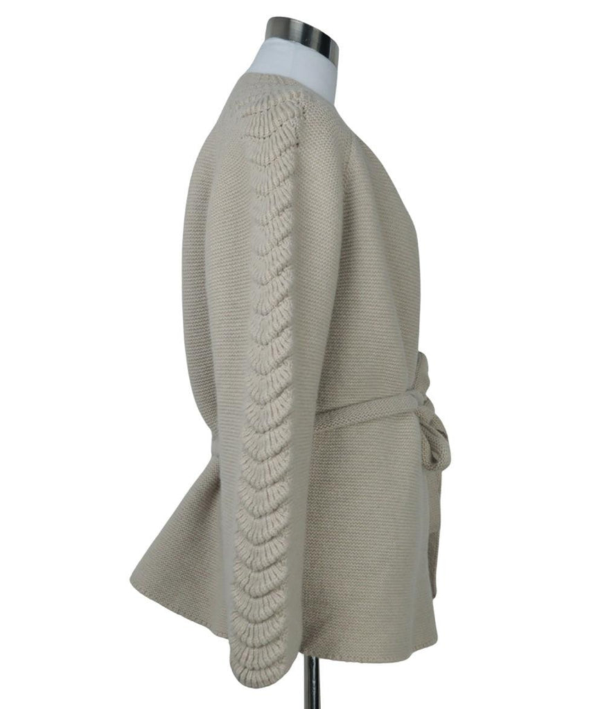 Lafayette Beige Cashmere Cardigan 1