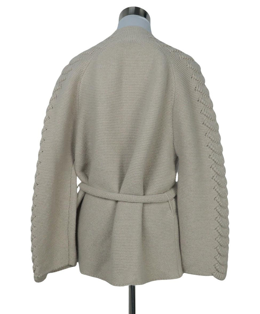 Lafayette Beige Cashmere Cardigan 2