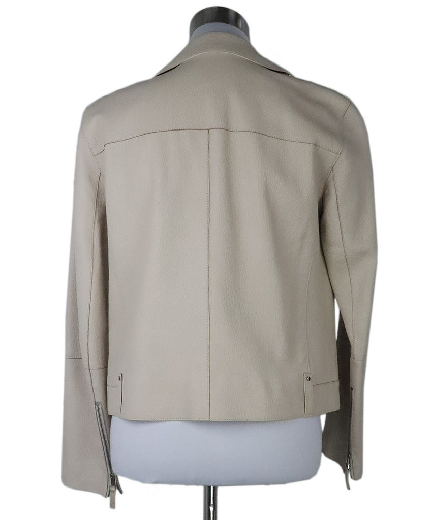 Lafayette Beige Leather Jacket 2