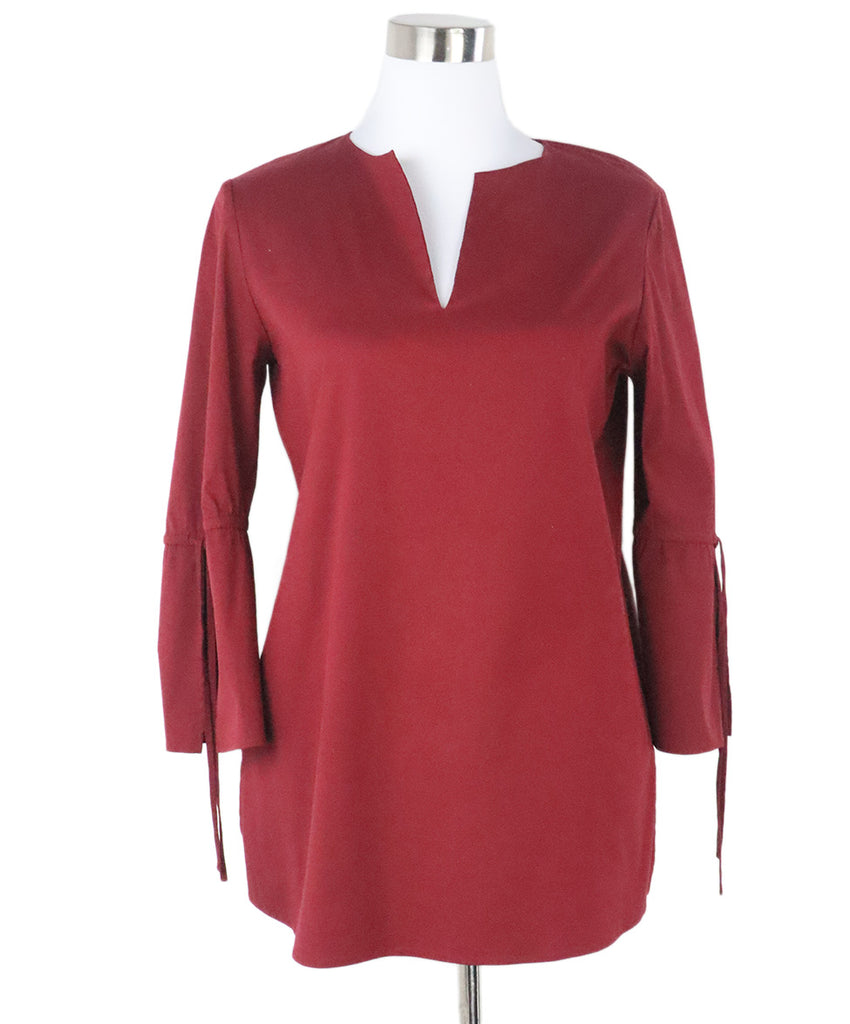 Lafayette Burgundy Cotton Tunic 