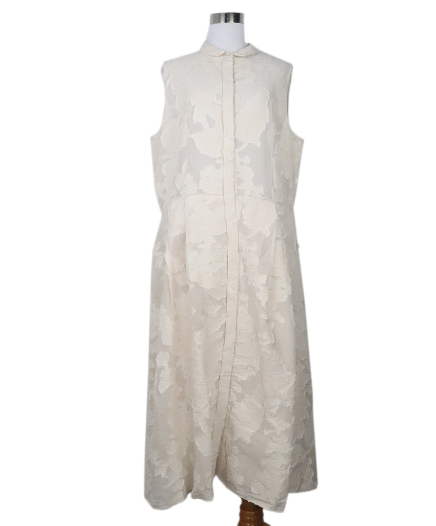 Lafayette Cream Cotton Dress 