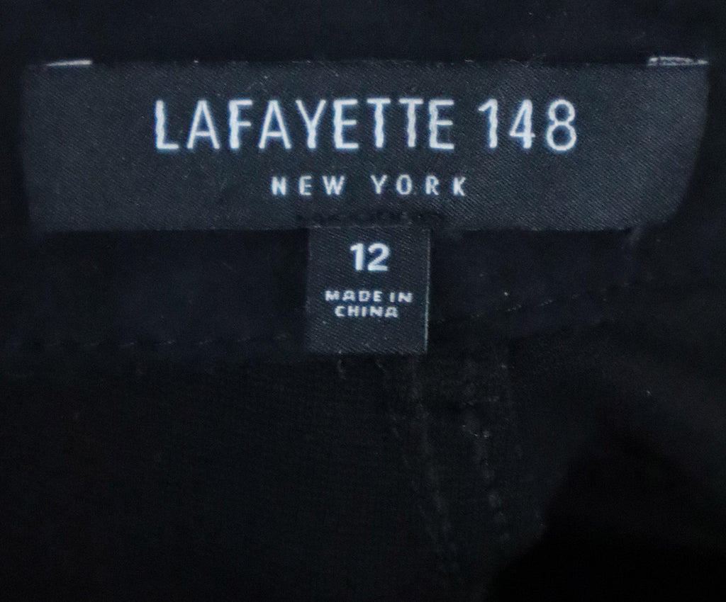 Lafayette Black Suede Pants 2