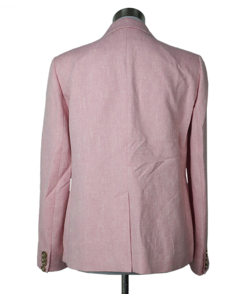 Lafayette Pink Linen Silk Blazer 2