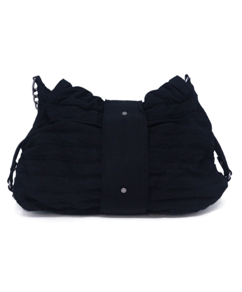 Lanvin Black Grosgrain Shoulder Bag 2