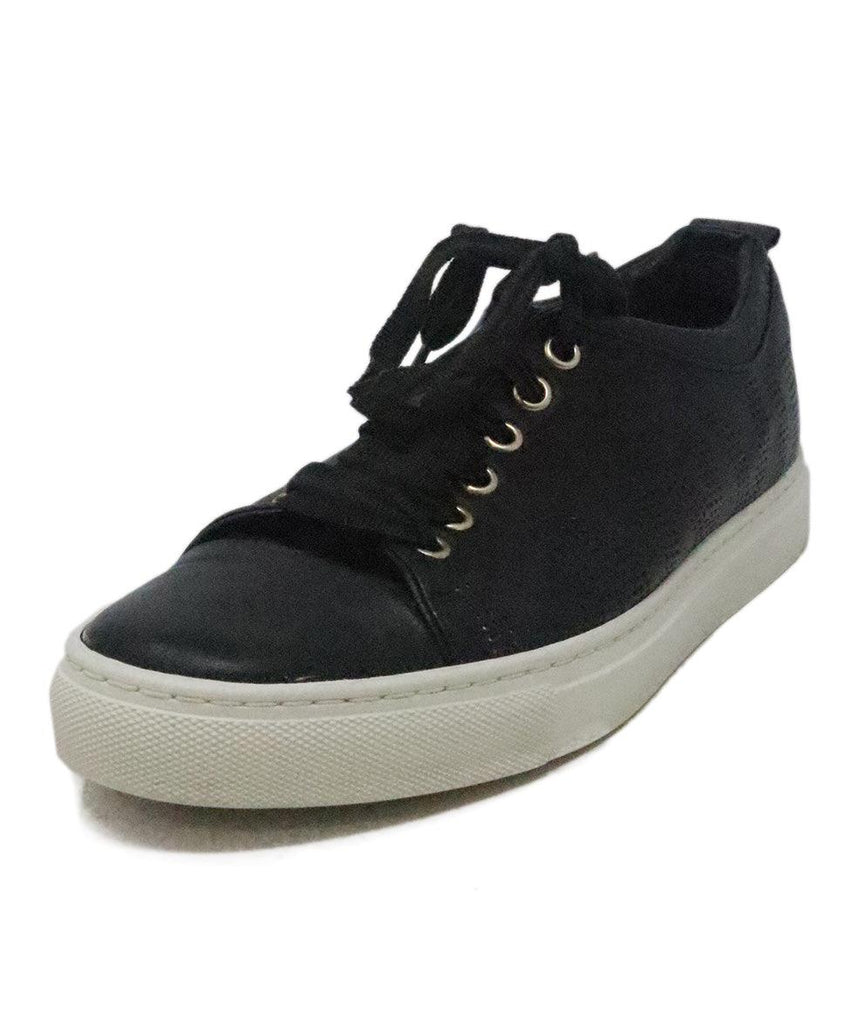 Lanvin Black Leather Sneakers 