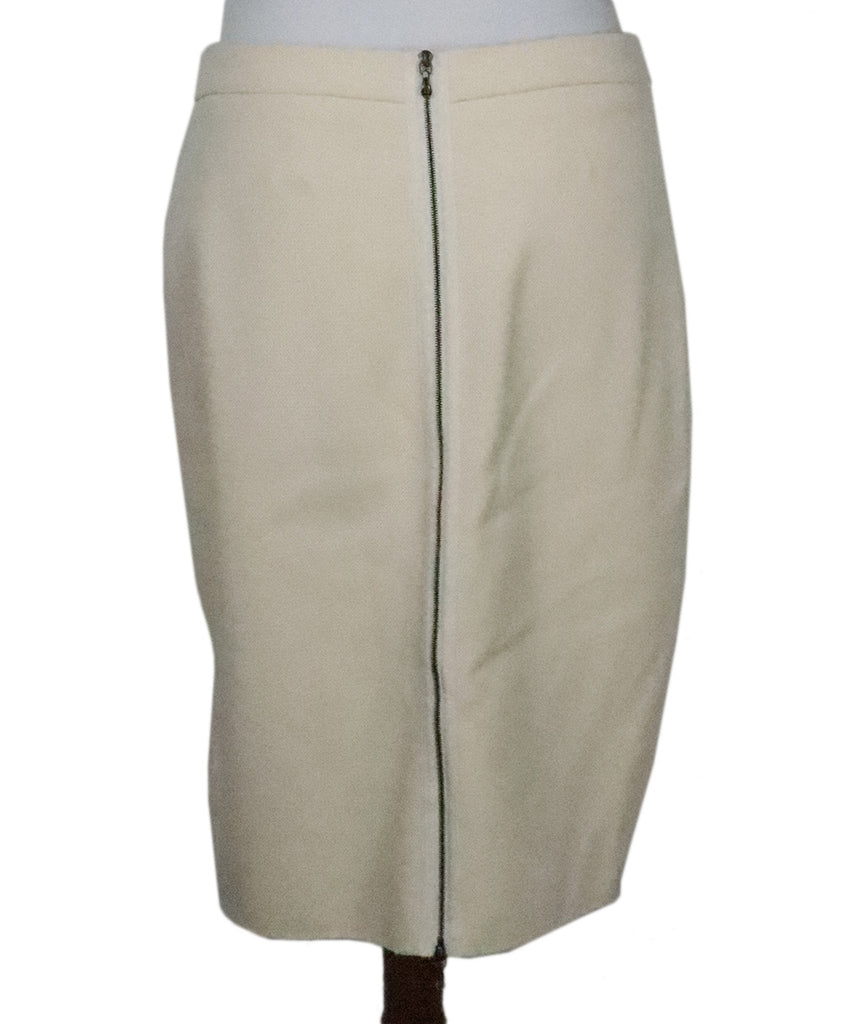 Lanvin Cream Cotton Skirt 2