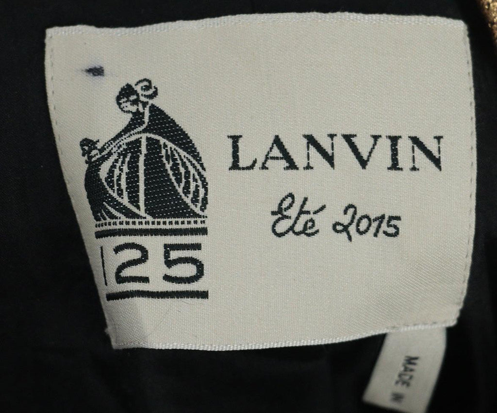 Lanvin Navy & Gold Silk Jacket 3