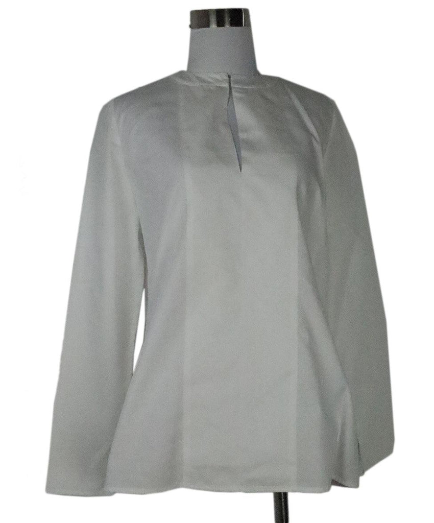 Lanvin White Cotton Blouse 