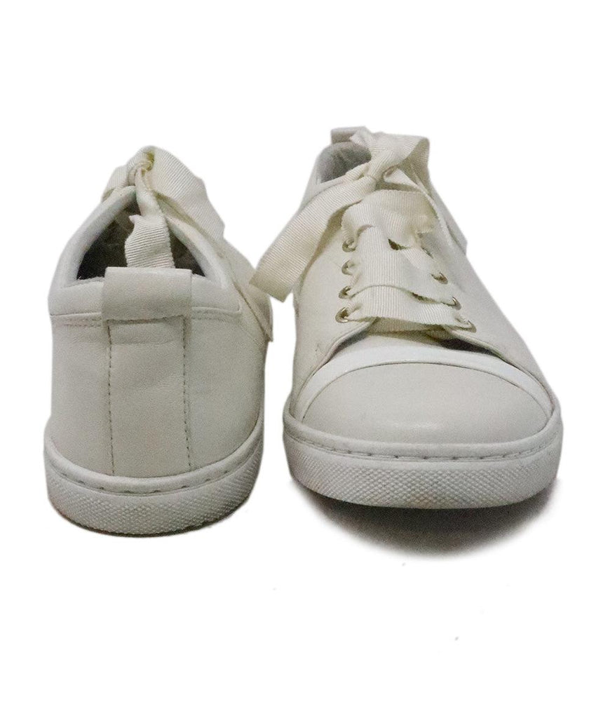 Lanvin White Leather Sneakers 2