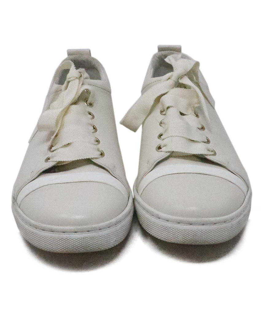 Lanvin White Leather Sneakers 3