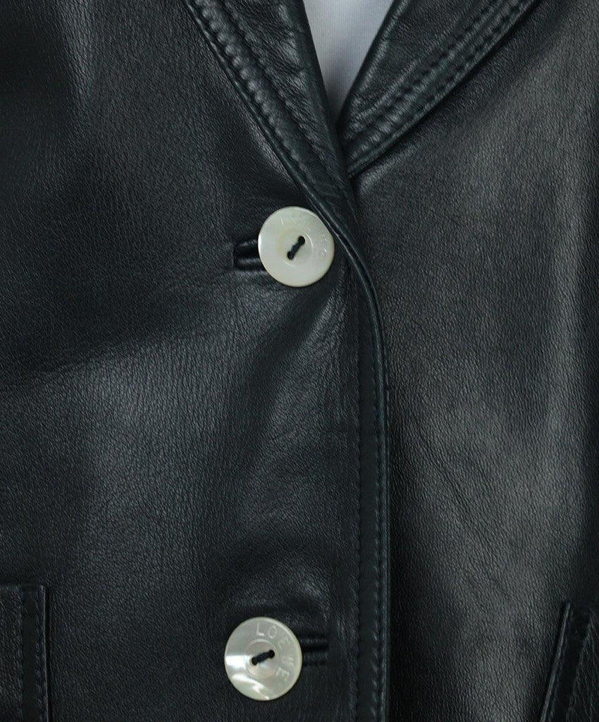 Loewe Black Leather Jacket 8