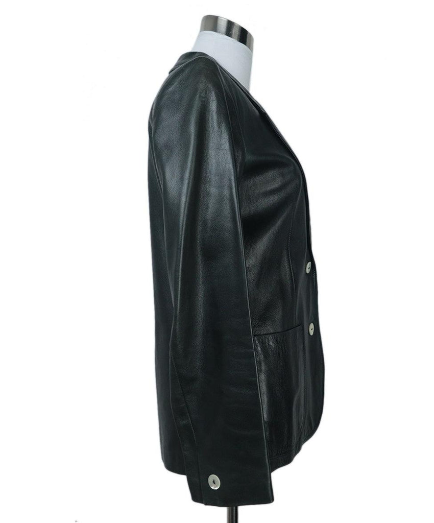 Loewe Black Leather Jacket 1