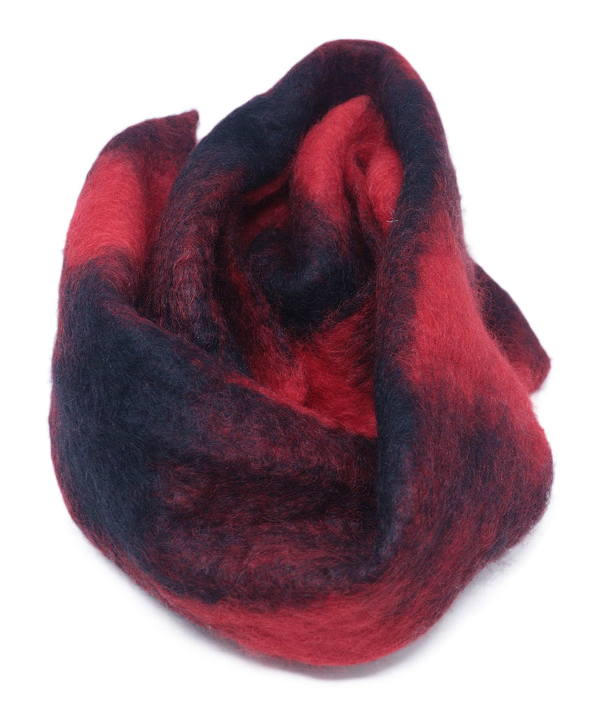 Loewe Red & Black Wool Scarf 3