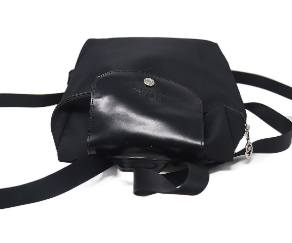 Longchamp Black Nylon Backpack 4