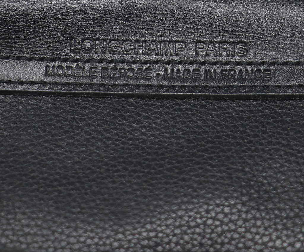 Longchamp Black Leather Tote 6