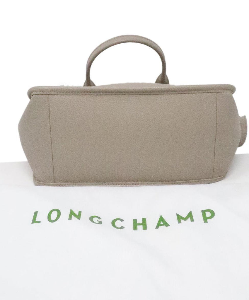 Longchamp Neutral  Leather Handbag 2