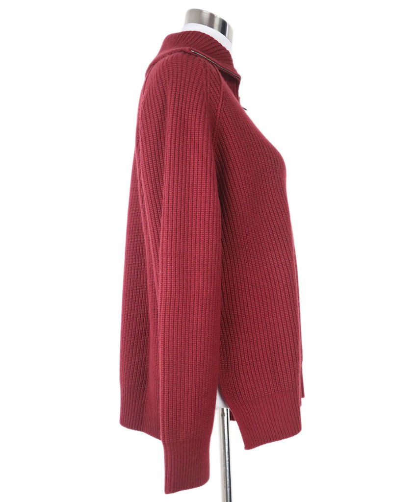 Loro Piana Red Burgundy Baby Cashmere Sweater 1