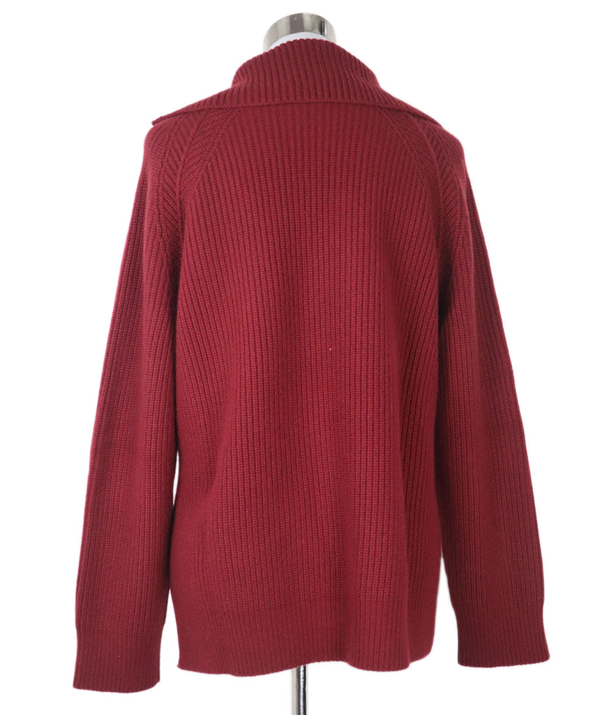 Loro Piana Red Burgundy Baby Cashmere Sweater 2