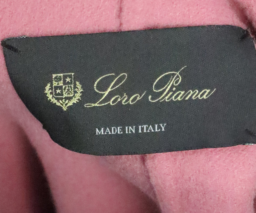 Loro Piana Pink Cashmere Poncho 4