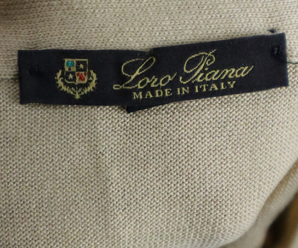 Loro Piana Yellow Gold Silk Cotton Sweater 3