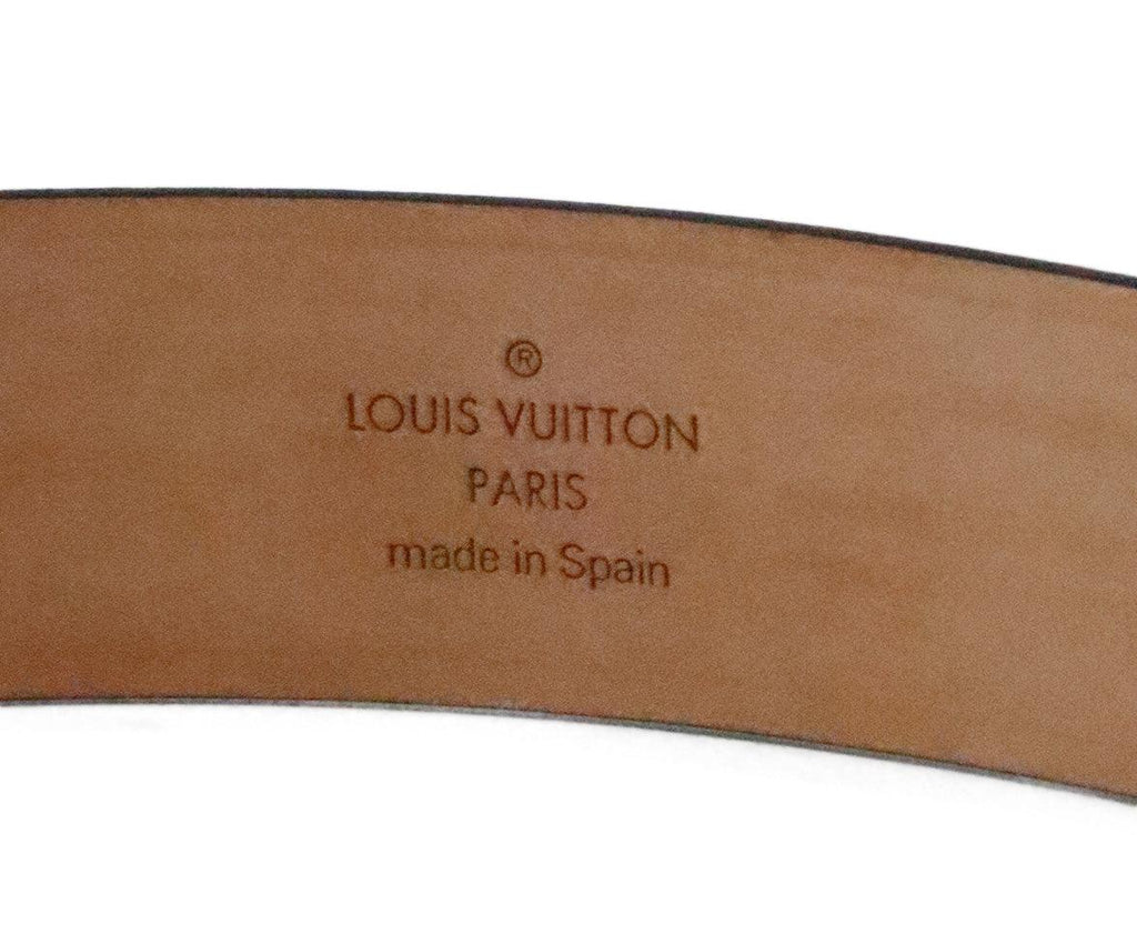 Louis Vuitton Black Leather Belt 1