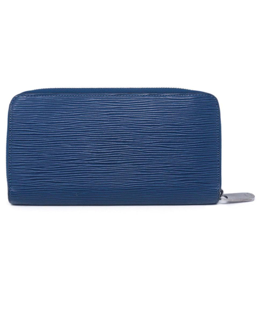 Louis Vuitton Blue Epi Leather Wallet 2