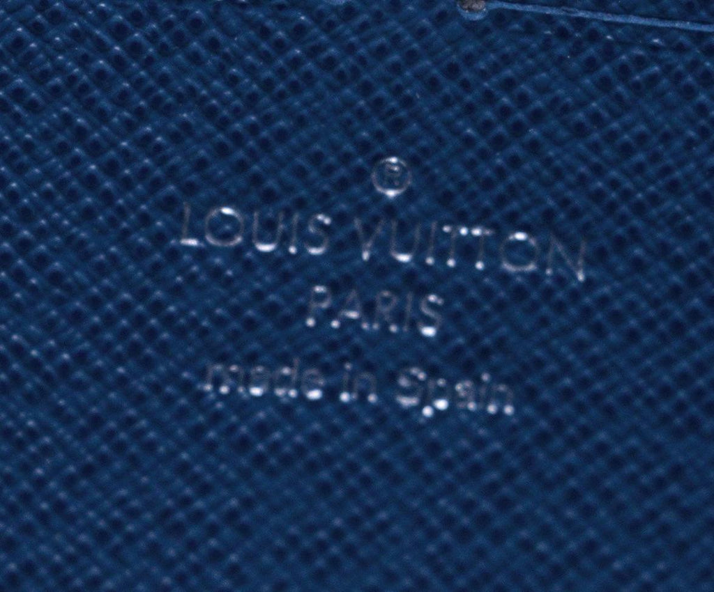 Louis Vuitton Blue Epi Leather Wallet 6