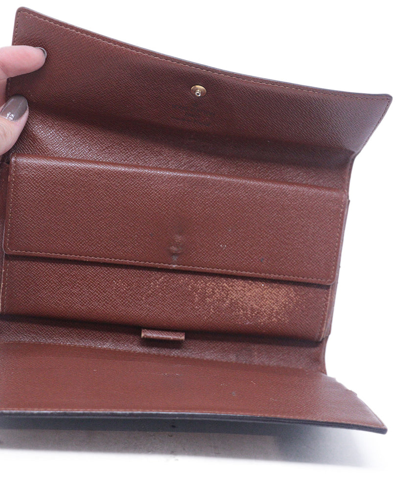 Louis Vuitton Brown Monogram Wallet 5